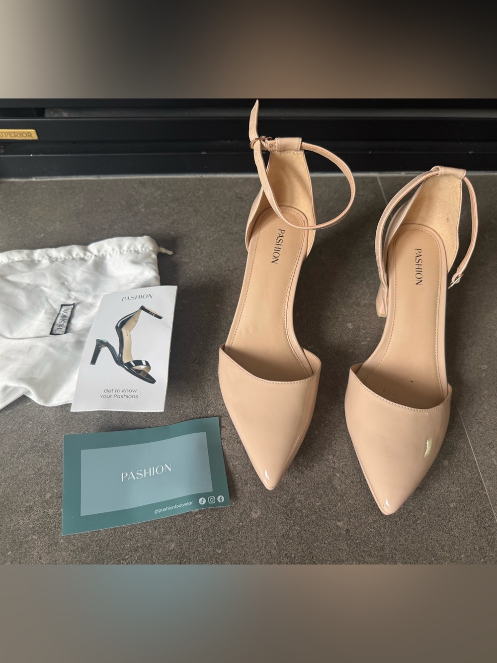 Passion Nude Pointed-Toe Ankle-Strap Convertible Pumps for Women